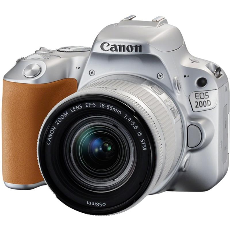 Фотоаппарат Canon EOS 200D Kit Серебристый